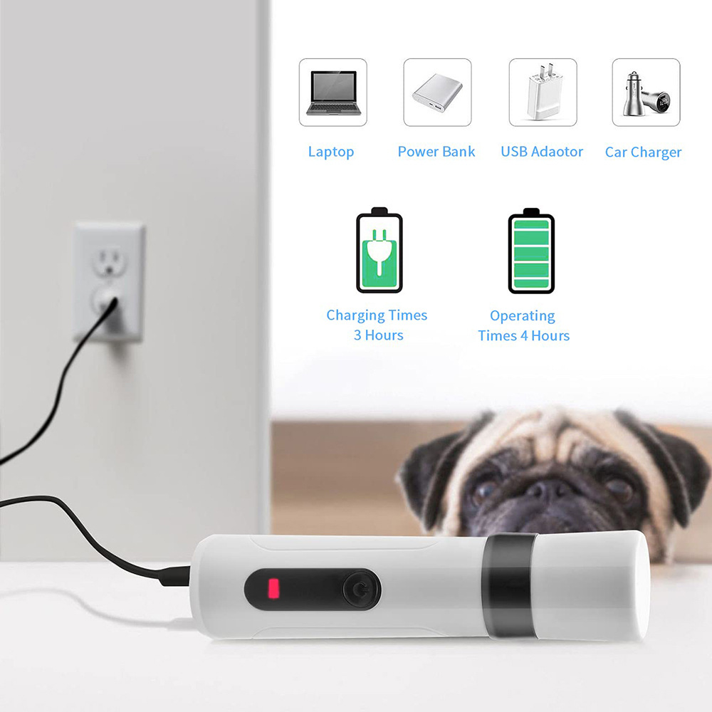 Title 2, Electric Dog Nail Clippers Grinders Rechargeabl...