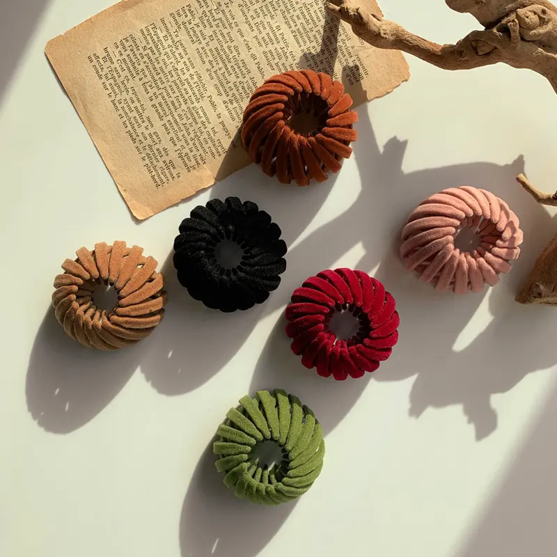 Maruko Hair Ornaments Bird's Nest Tie Lazy Hairpin