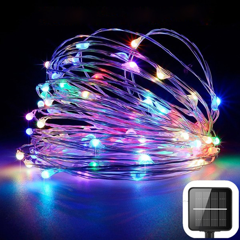 Title 10, 200 LED Solar Copper Wire String Lights, perfec...