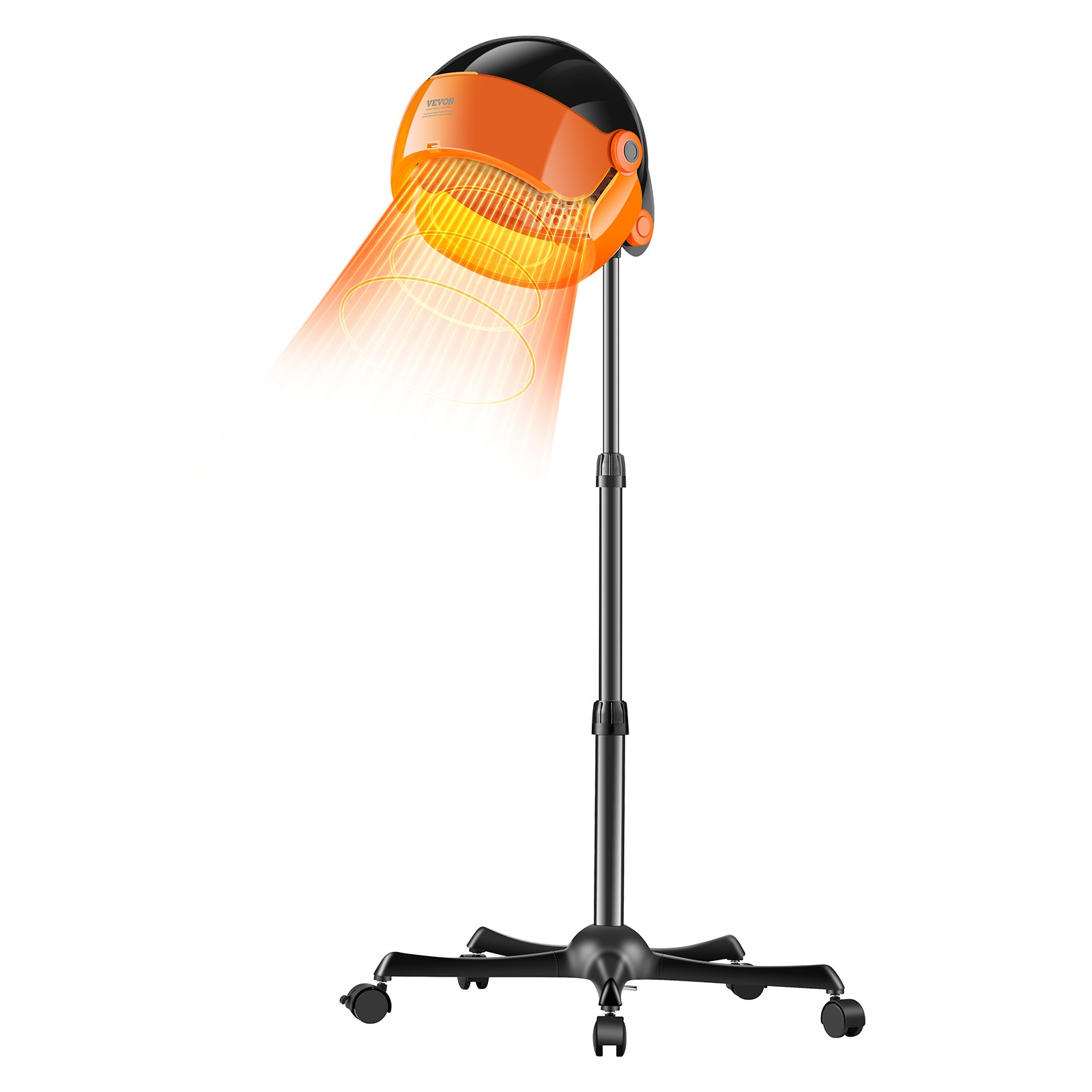 1875W Ionic Hooded Hair Dryer – Professional Sit-Under Bonnet Dryer with Timer, 3 Heat & Speed Settings, Rolling Stand for Salon & Home - Image 5