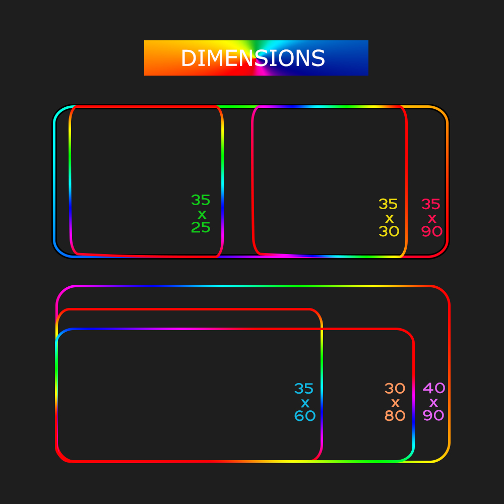 Ergonomic Luminous Mouse RGB Mouse LED Gaming Large Office Desk Pad | 3500+ Sold - View 8 of 8 | BigMoetsy