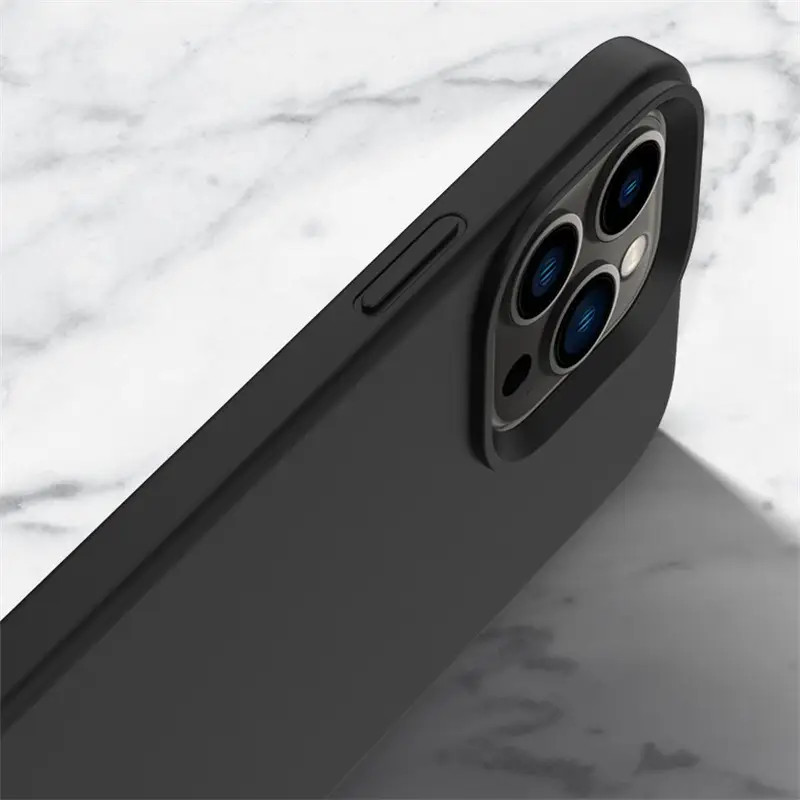 True Liquid Silicone Phone Case All-Inclusive Protective Microfiber