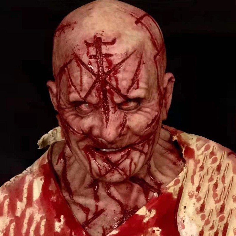 Scary Mask Latex Full Head Horror Cosplay Costume For Halloween UK — image 3
