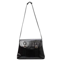 One-shoulder Women's Retro Fashion Niche Messenger Bag - Black - View 1