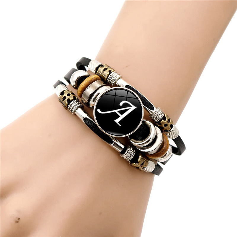 Title 2, Womens Punk Multi-layer Beaded Bracelet, a bol...