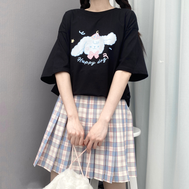 Loose All-match Round Neck Top