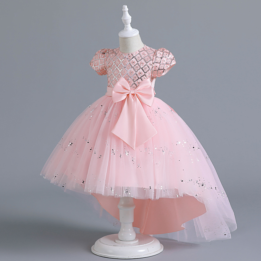 Title 15, Childrens Dress Princess Dress Sequined Perfor...