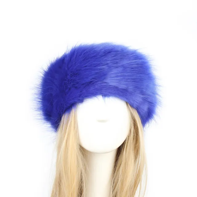 Fashion Color Fur Hair Ring Head Ring Dark Blue - Shop at LoveMi