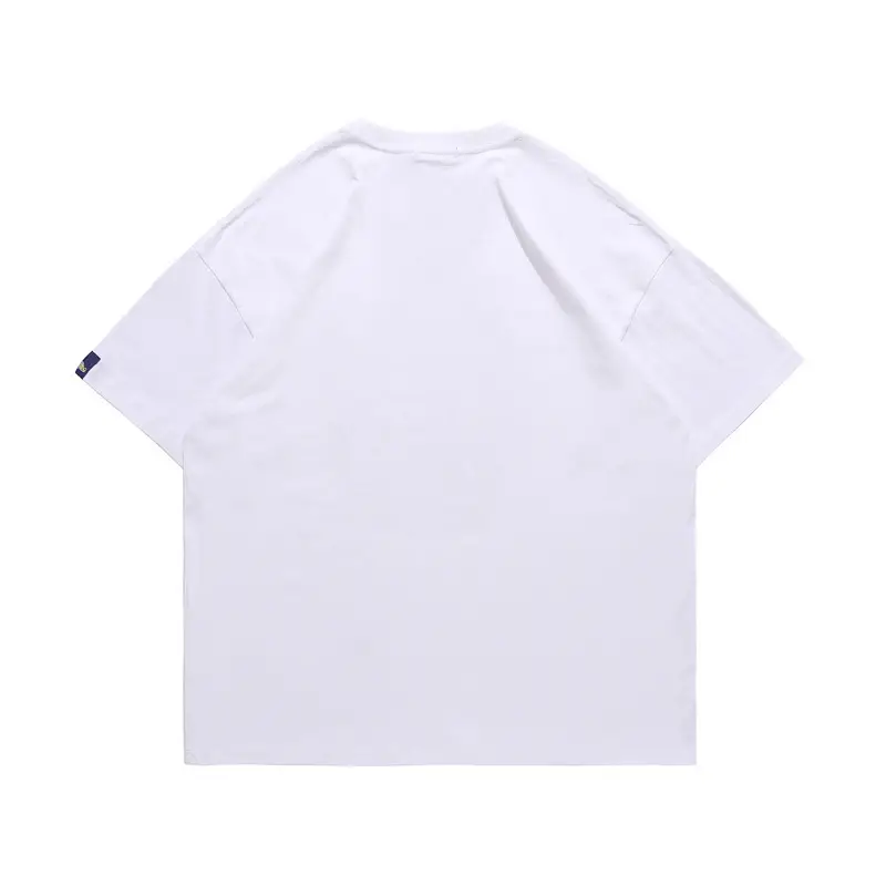 Multi Eyed Alien Print Short Sleeved Men's Loose T Shirt