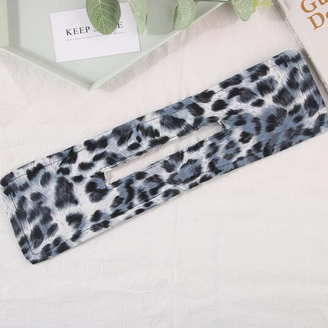 Magic Disc Hair Curler Spinning Wire Bow Printing Curly Hair Blue Leopard - Shop at LoveMi