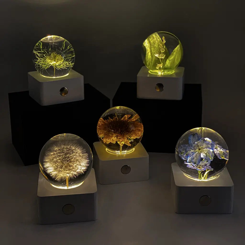 Dandelion Sunflower Specimen 8cm Small Night Light