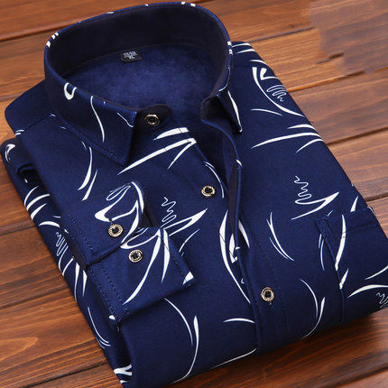 Thick Inch Shirt Slim Shirt Men's Clothes