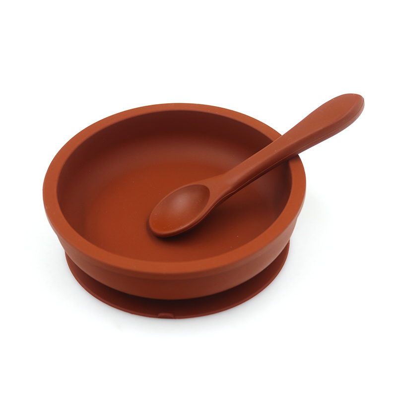 8f9a8256 2dc4 4e80 824b 3312916df210 - Baby Round Shatter-resistant Silicone Suction Cup Complementary Food Bowl