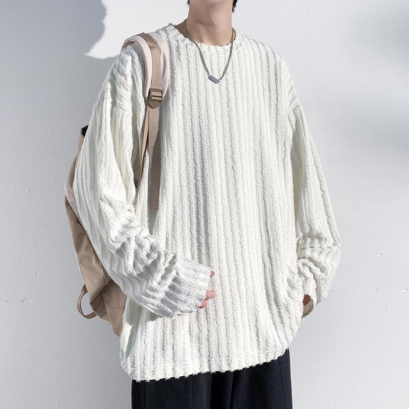 Title 6, Autumn Ruffled Striped Long Sleeve