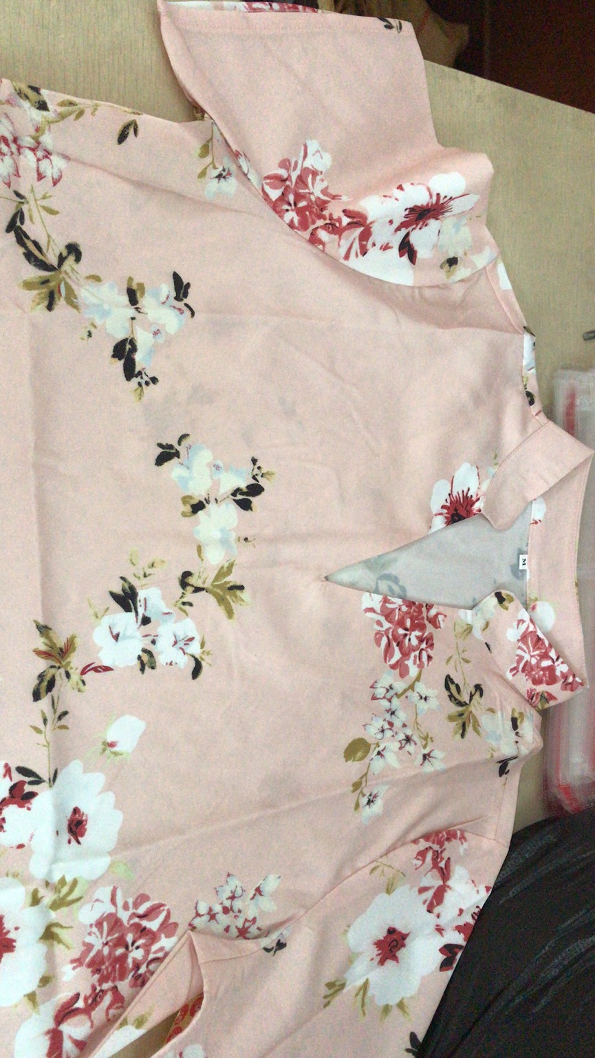 Ladies Plus Size Printed Short Sleeve Shirt Tops