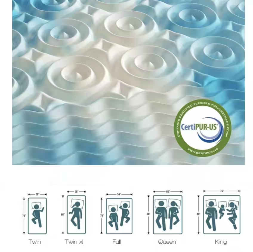 Memory Foam Mattress, A Pressure-relieving Mattress With Cooling Gel image 3