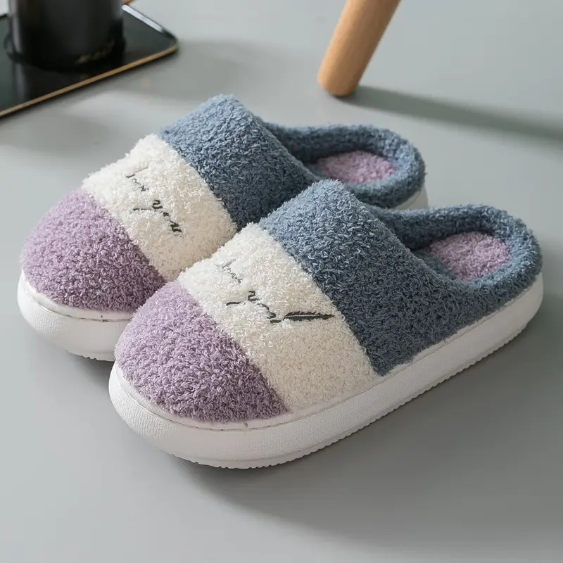 Thick Sole Home Indoor Warm Ladies Slippers