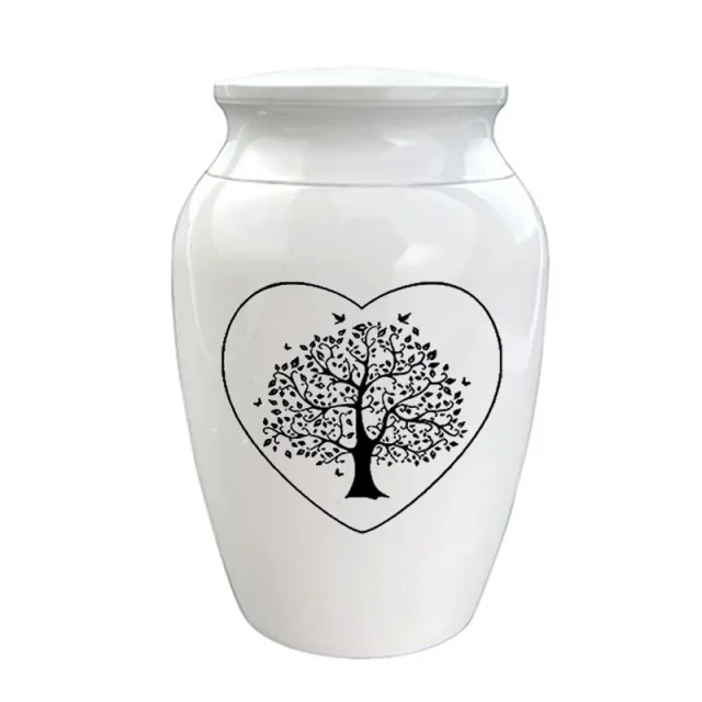 Tree Of Life Cremation Memorial Jar Store Pet Supplies White2 - Shop at LoveMi