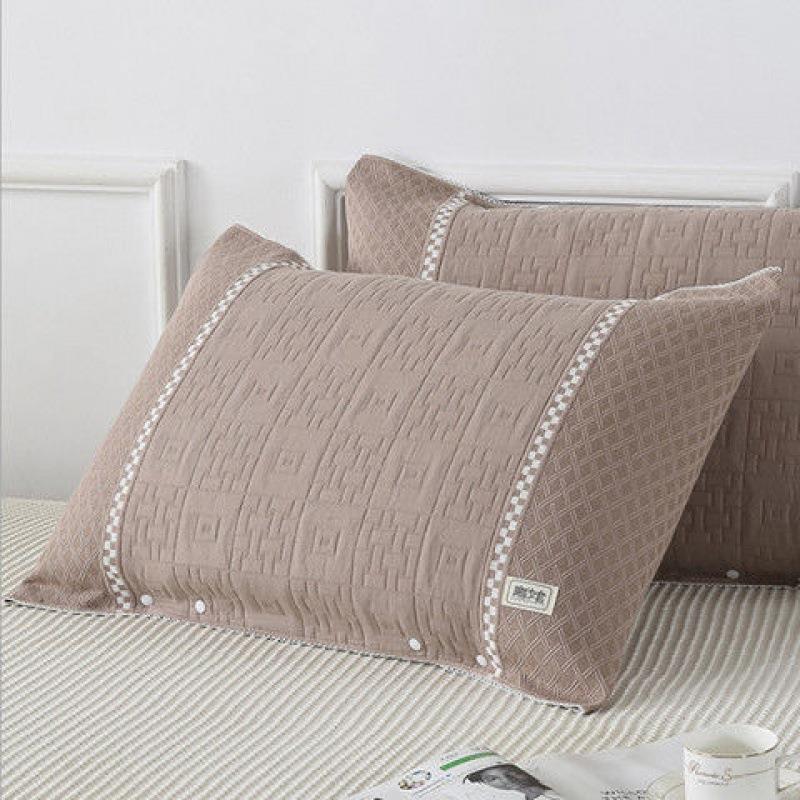 Title 5, Buckle Breathable Plus Size Couple Pillow Cover