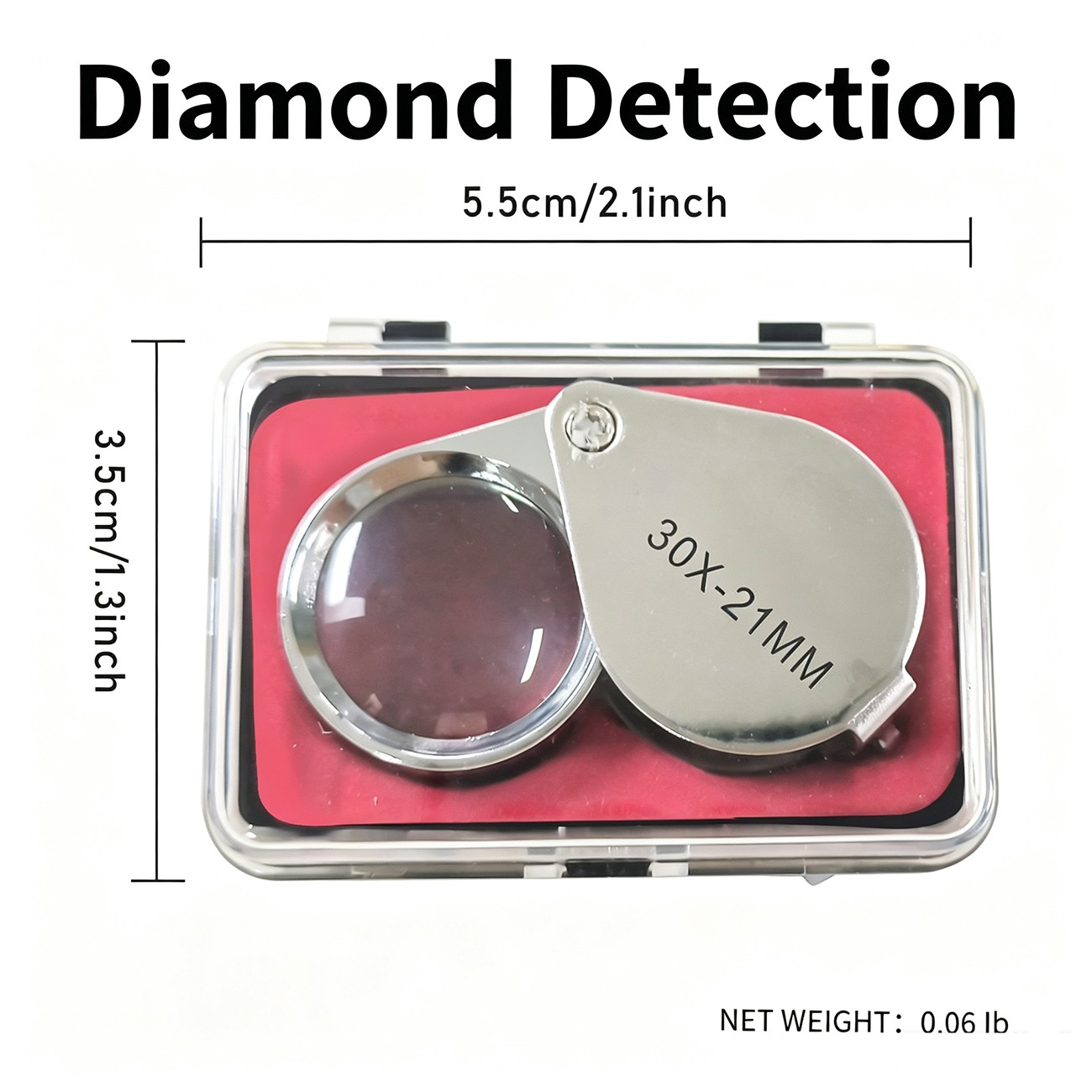 Diamond Gemstone Detector Pen Tester Moissanite Jewelry Tool Set With 30X — image 7