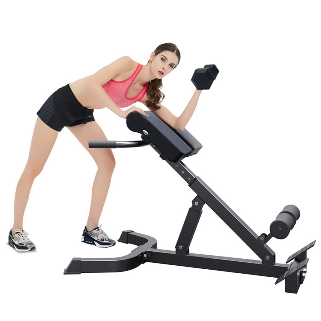 Adjustable Roman Chair Back Extension Exercise Bench Training Supine Board — image 6