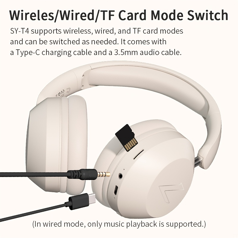 This Bluetooth Headset With A Microphone Offers A 15-hour Playback Time. It Is Retractable With High Sound Quality And Soft Memory. The Ear Cups Are Controlled By Buttons And Are Suitable For Music, S