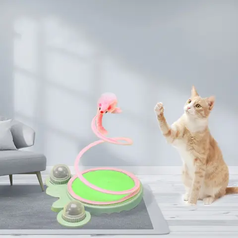 Cat Toy Spring Coil to Relieve Boredom by Oneself