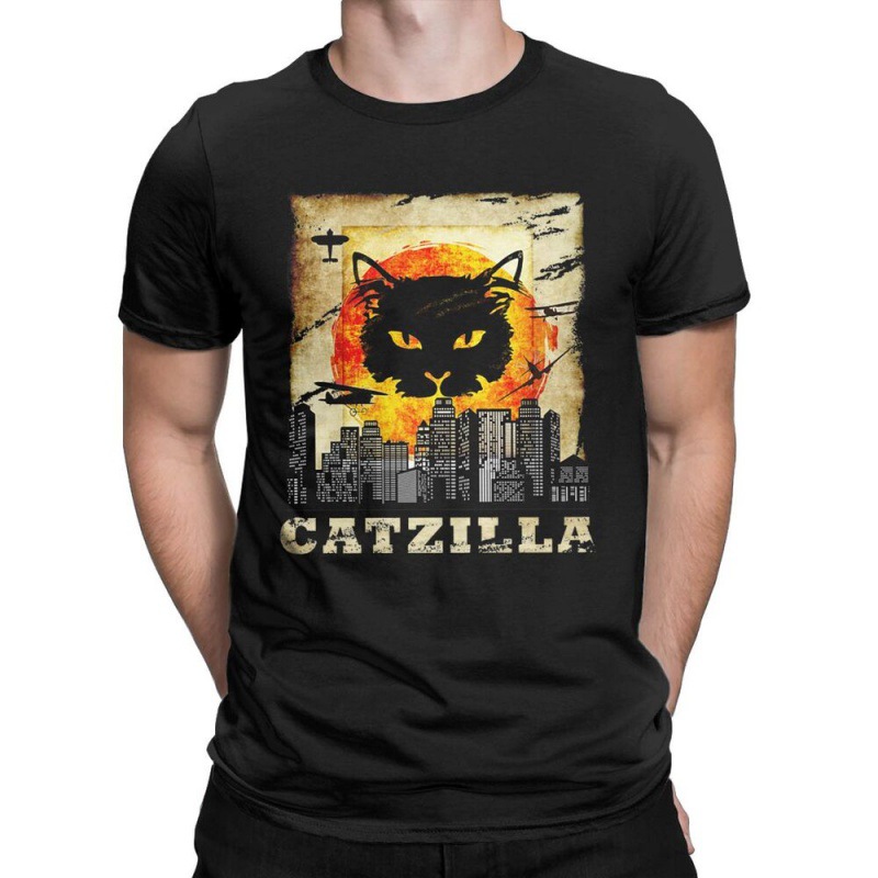 Title 6, Retro Jia Cat T-Shirt für Damen und Herren, kur...