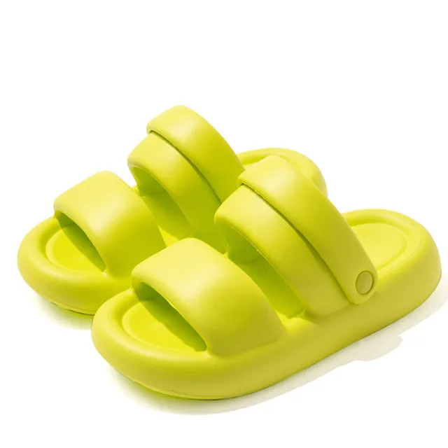 Anti Slip Soft Sole Summer Beach Slippers Green - Shop at LoveMi
