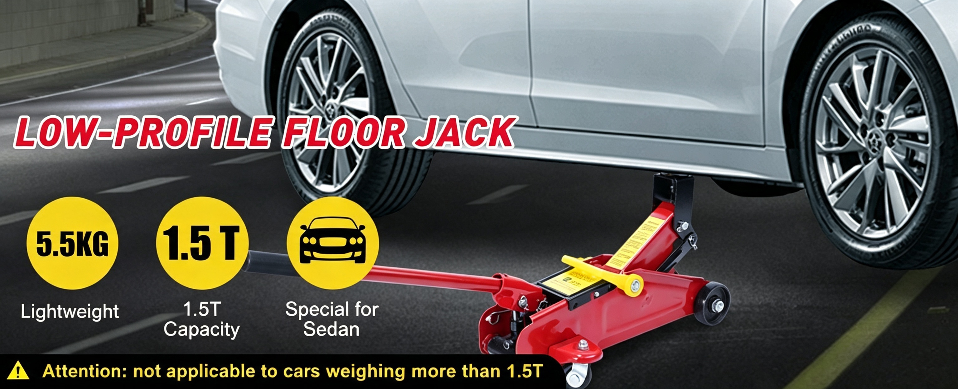 2 Ton Tonne Hydraulic Trolley Floor Jack With Plastic Storage Carry Case Car Van — image 8