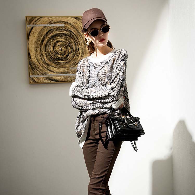 Title 2, Fashion Western Style Womens Pullover Sweater