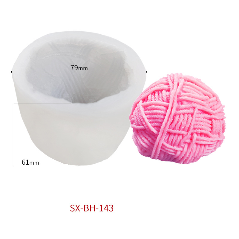 Title 5, DIY Three Dimensional Wool Ball Silicone Mold