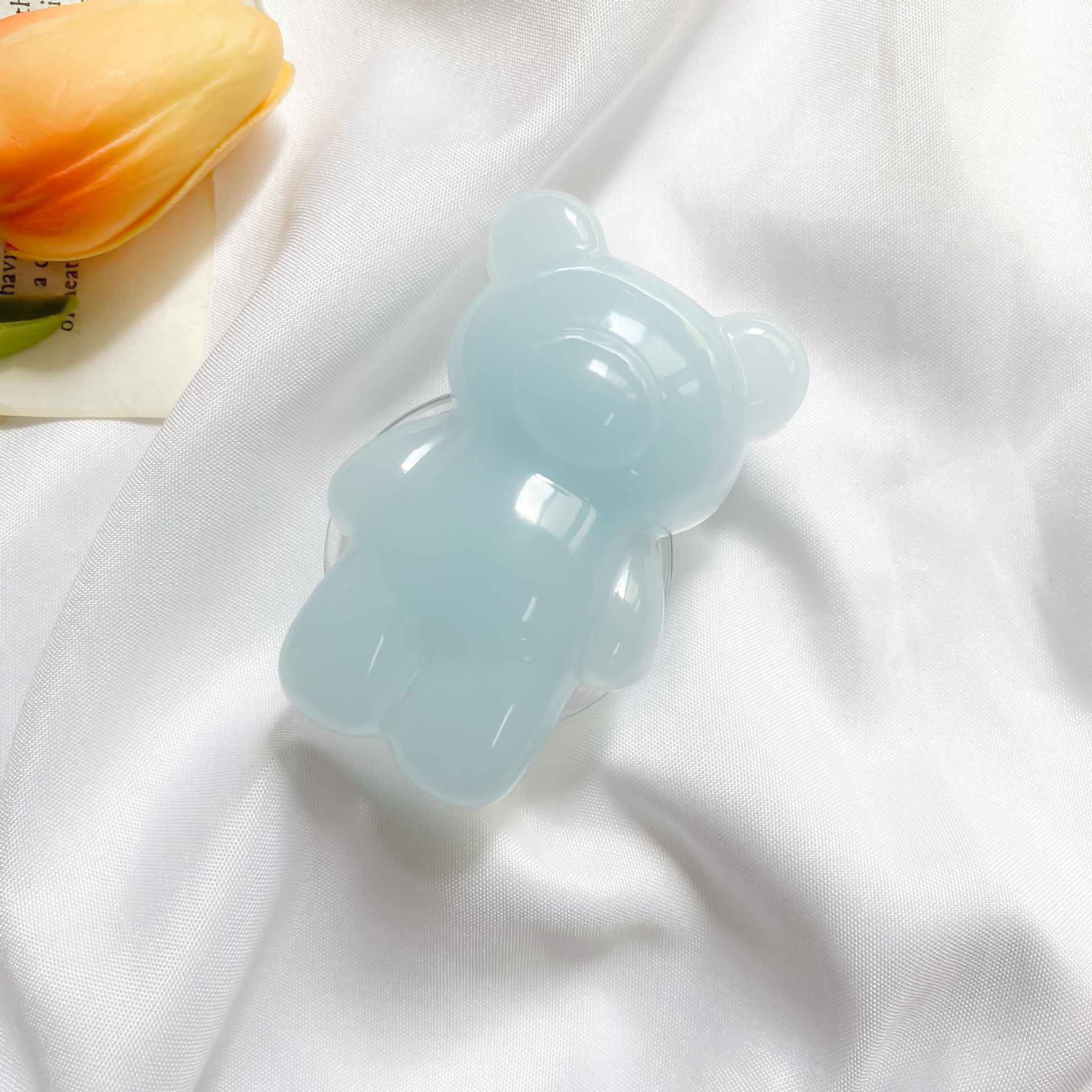 Epoxy Three-dimensional Bear Mobile Phone Airbag Bracket Transparent Paste Retractable Ins Wind Ring Buckle - Image 7