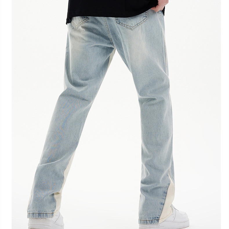 Title 5, Europees en Amerikaans retro flared jeans met r...