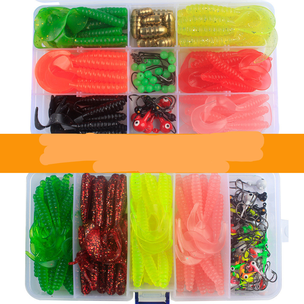 Title 4, Luya Soft Bait Loodhaak Texas Fishing Gear Set ...