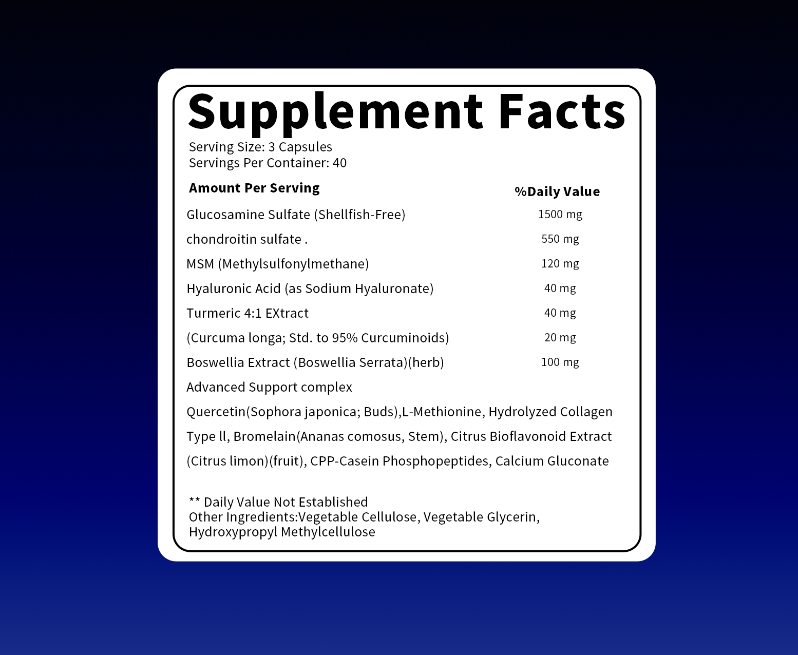 Glucosamine Chondroitin MSM Complex — foto 6