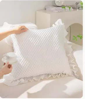Modern And Minimalist Living Room Sofa Pillow Cover White - Shop at LoveMi
