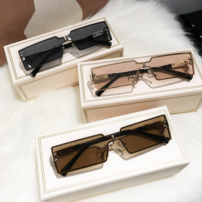 Borderless Hip Hop Jumping Winter Sunglasses Trend - Image 6
