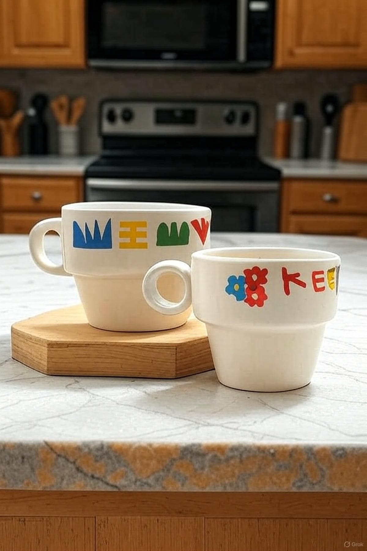 Handmade Ceramic Espresso Cups Set For Coffee And Small Lattes 3