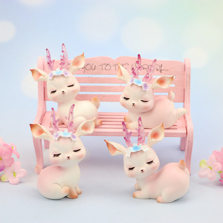 Christmas deer sika deer baking cake topper ornaments (5a