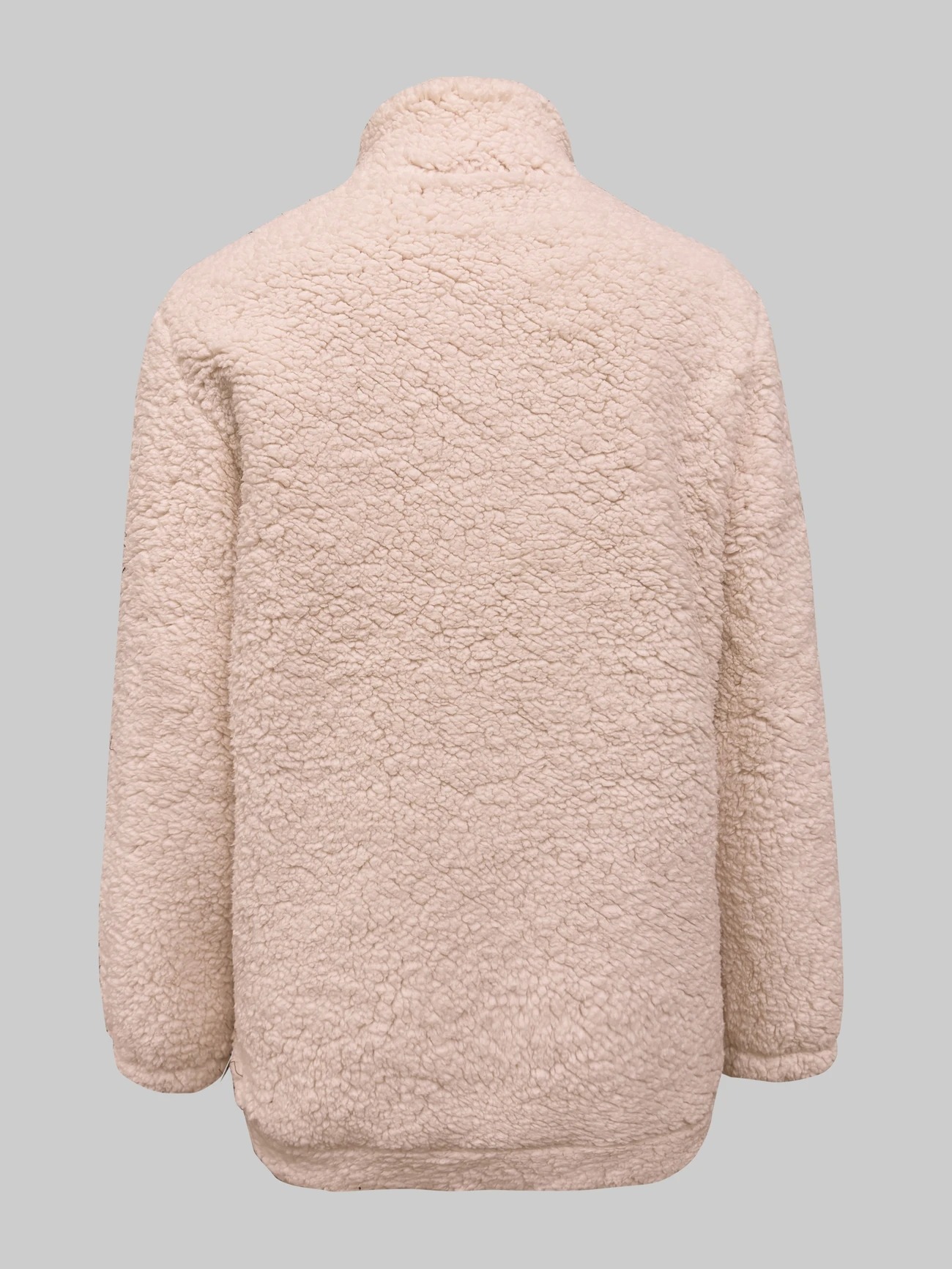 Women'S Shearling Fleece Zippered Sweatshirt