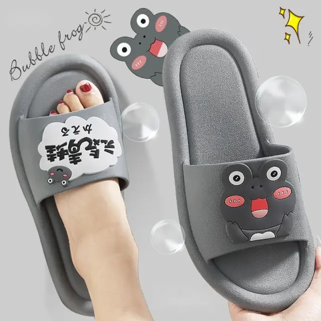 Slippers Female Summer Home Couples Home Grey - Shop at LoveMi