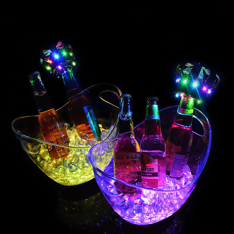 Led Ice Bucket Ingot Ice Bucket KTV Ice Bucket Luminous Ice