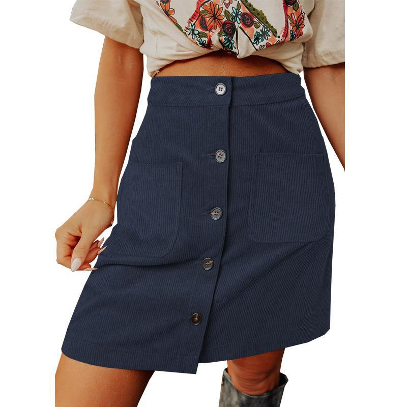 Title 9, Womens High Waist Versatile Corduroy Skirt. Co...