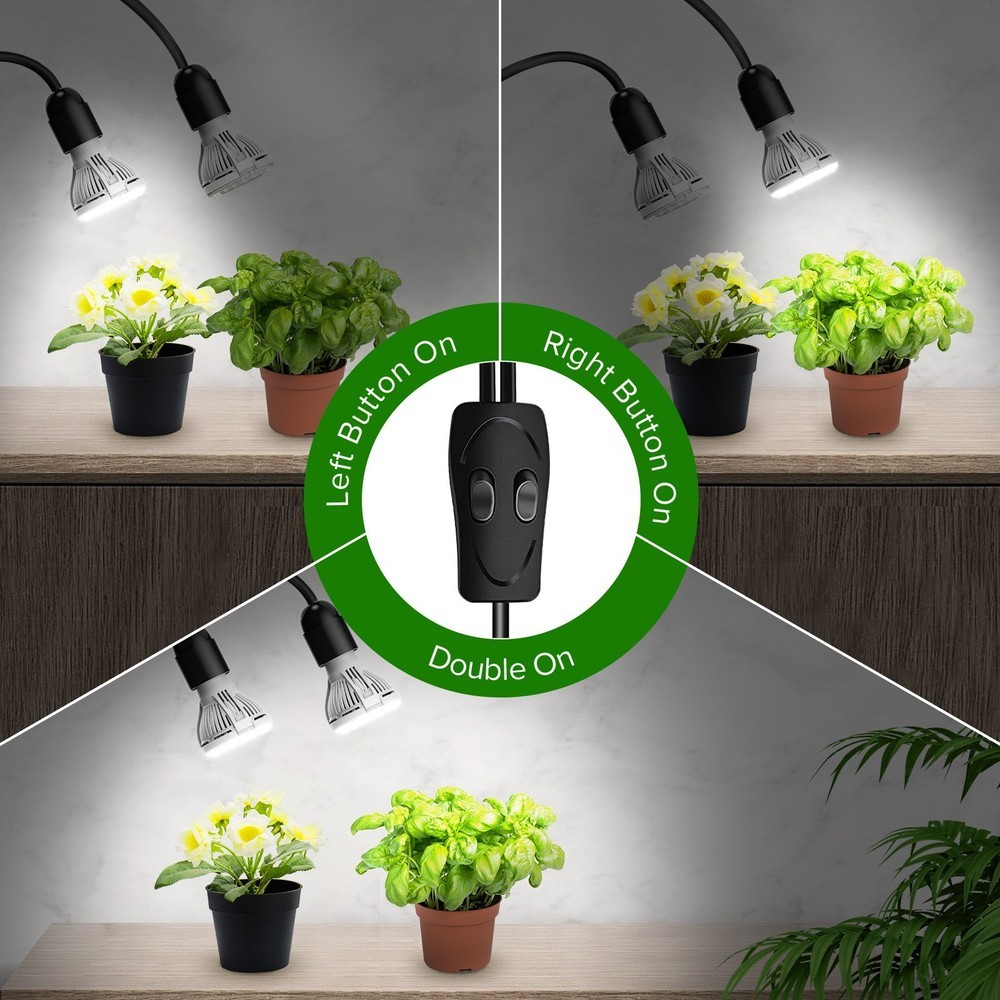 20W Clip LED Grow Light Full Spectrum For Indoor Plants Veg Seedling Lamp — image 4
