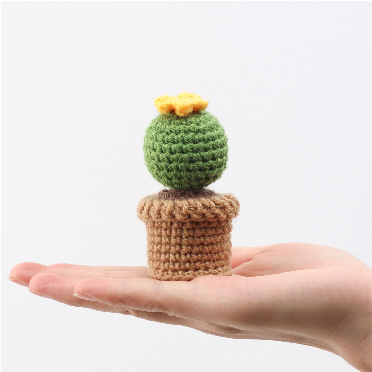 Crochet Cactus Potted Ornament Set, picture 3 of 5