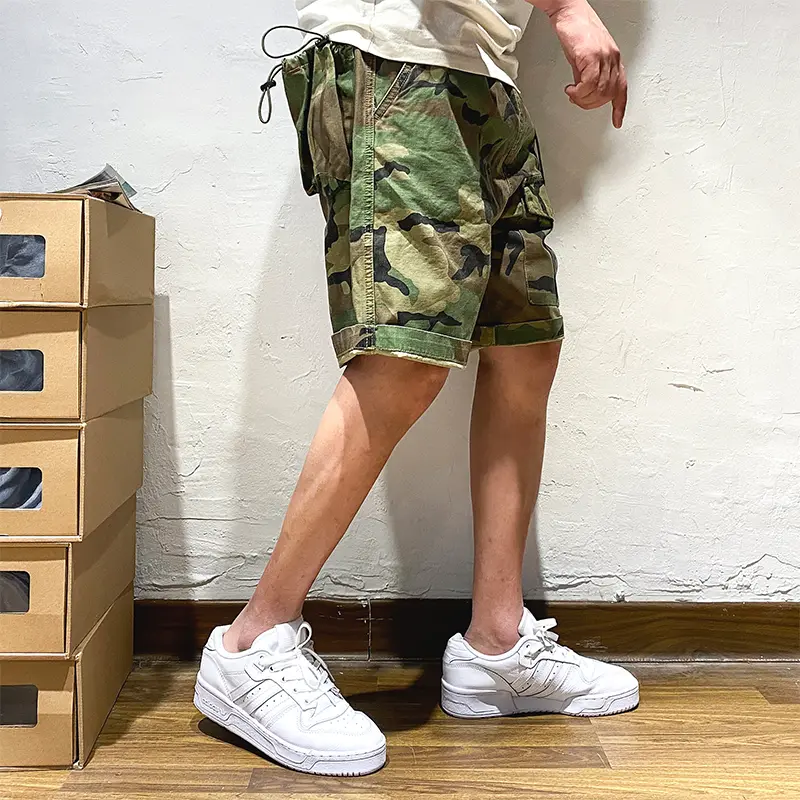 Men's Summer Thin Loose Casual Cotton Cargo Shorts