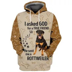 Europe And America Cat Dog And Cow Men's Casual 3d Digital Sweater - Wyy10151403-L - View 1