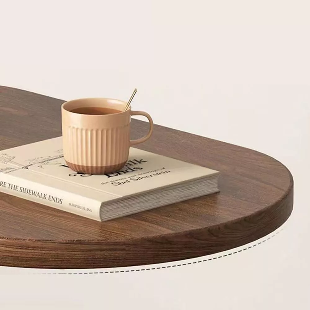 Small C-shaped Table End For Sofa Side Nightstand Bedroom Modern — image 2