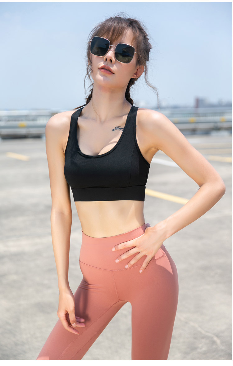 Title 8, Running gather yoga bra sports underwear